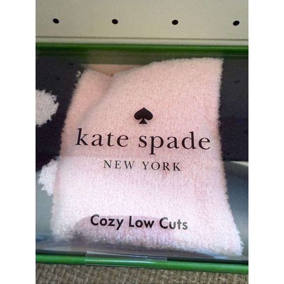 NWT Kate Spade Women's Pajamas Make-up Bag & Socks Gift Set Bundle Black Medium - Picture 13 of 16